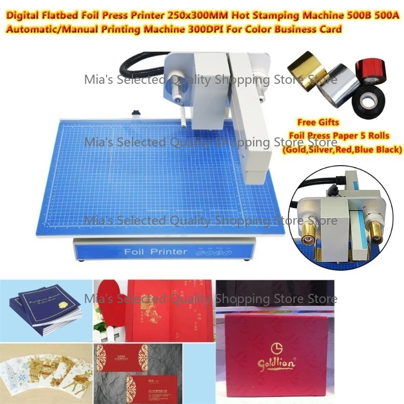 Foil Transfer Machine - 500B 500A Otomatik/Manuel Isı Transfer Baskı