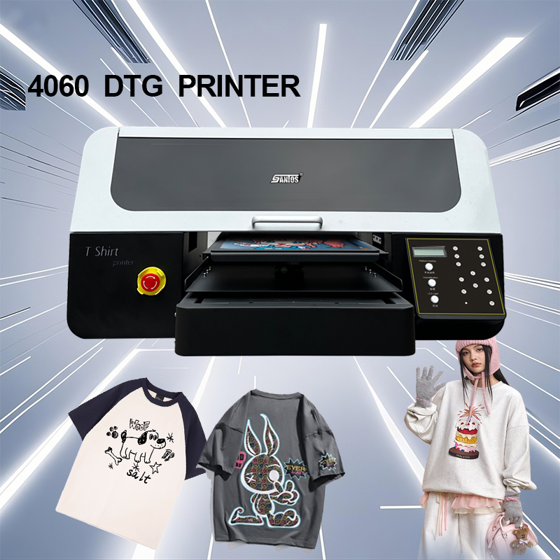 Commercial Printing Machine For Clothes - XP600/I1600A1/I3200A1*2 Baskı Kafalı, Denim, İpek ve