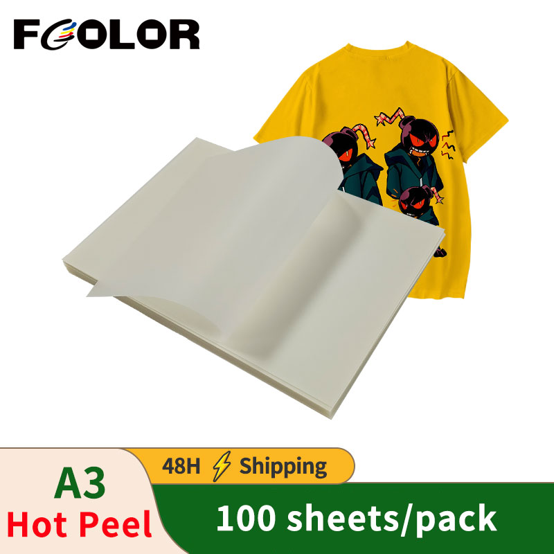 Dtf Hot Peel Film - 100 ADET A3 DTF PET Film