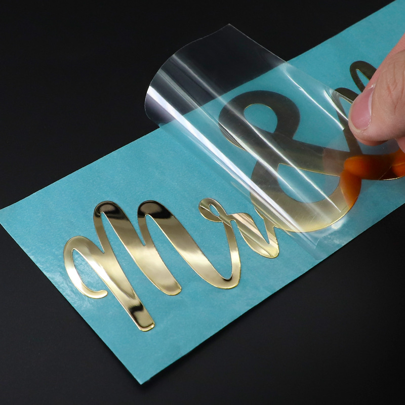 Company Profile Printing - Kişisel Logo Baskı Metal 3D Altın