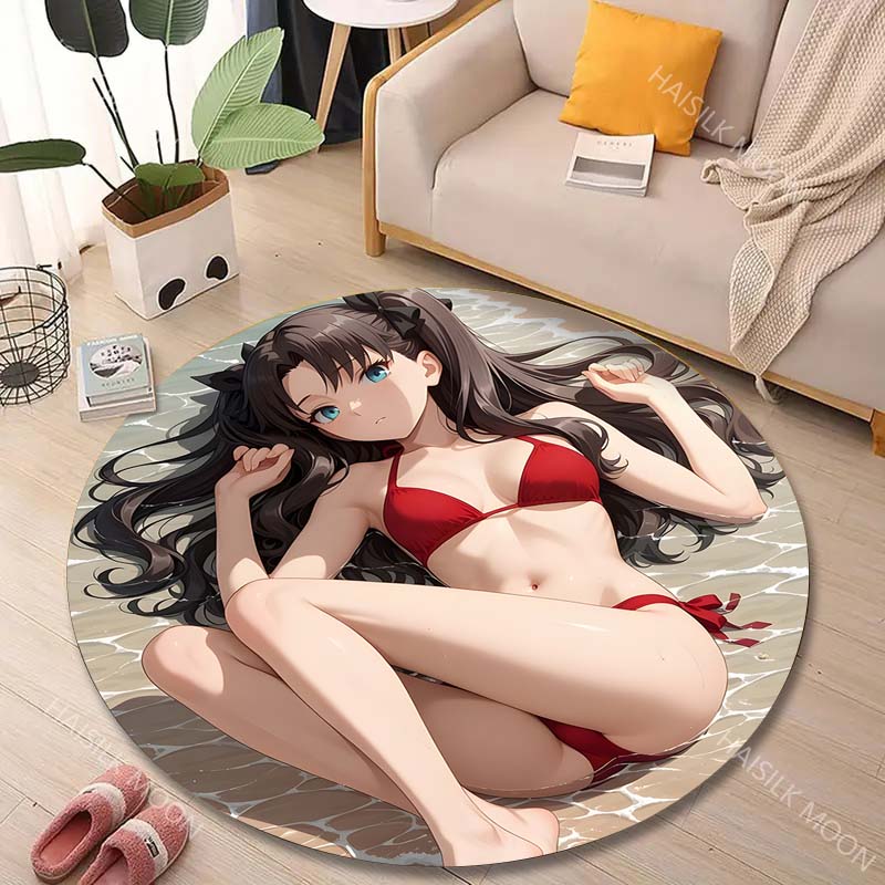 Printing On Commercial - 1 adet kırmızı bikini sahilde baskı