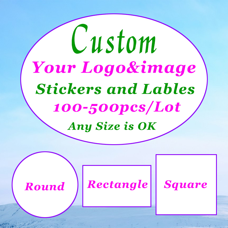 Company Profile Printing - 500-100 Adet Özel Çıkartmalar Özel Logo