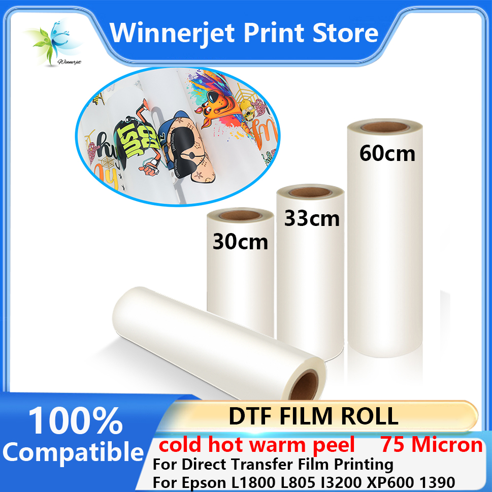 Dtf Hot Peel Film - 30cm 33cm 60cm*100m DTF PET Film