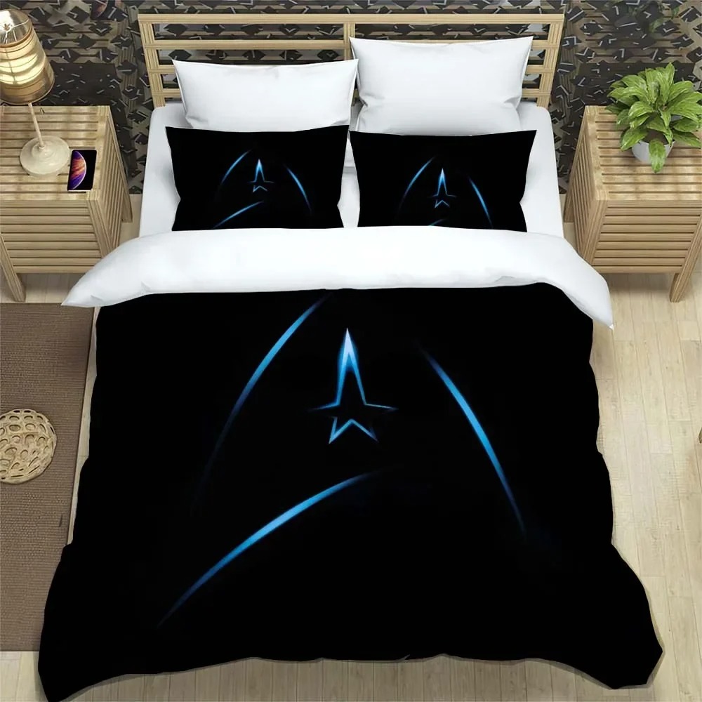Company Profile Printing - Karikatür Star Trek Logo Nevresim Yastık