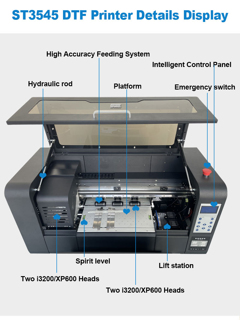 30CM A3 DTF Yazıcı Xp600/I3200 - Commercial Printing Machine For Clothes incelemesi ve fiyatı