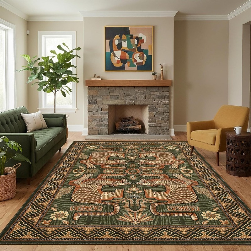 Vintage Tribal Hayvan Baskılı  - Printing On Commercial incelemesi ve fiyatı