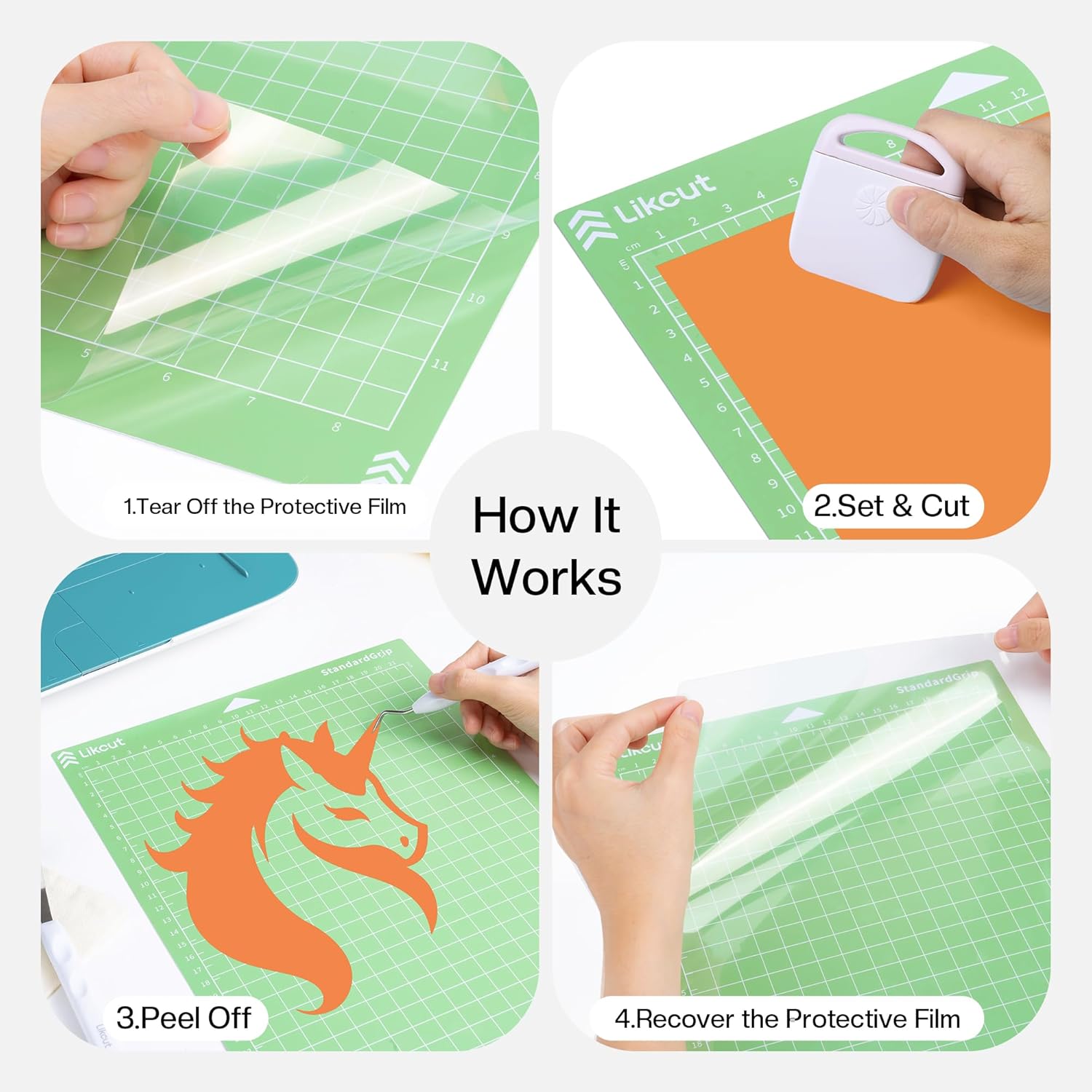 Yapışkanlı Kesim Matları 3'lü  - Plotter Cutting Mat incelemesi ve fiyatı