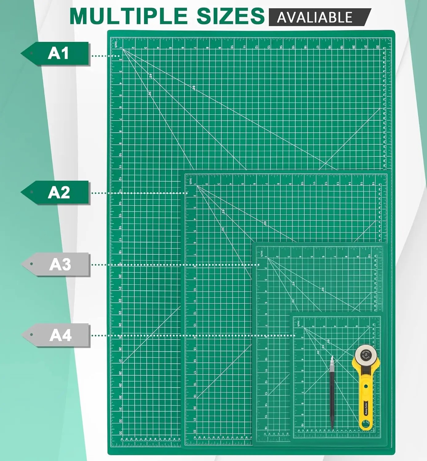 A2 A3 A4 A5 PVC Kesme Mat Çift - Plotter Cutting Mat incelemesi ve fiyatı
