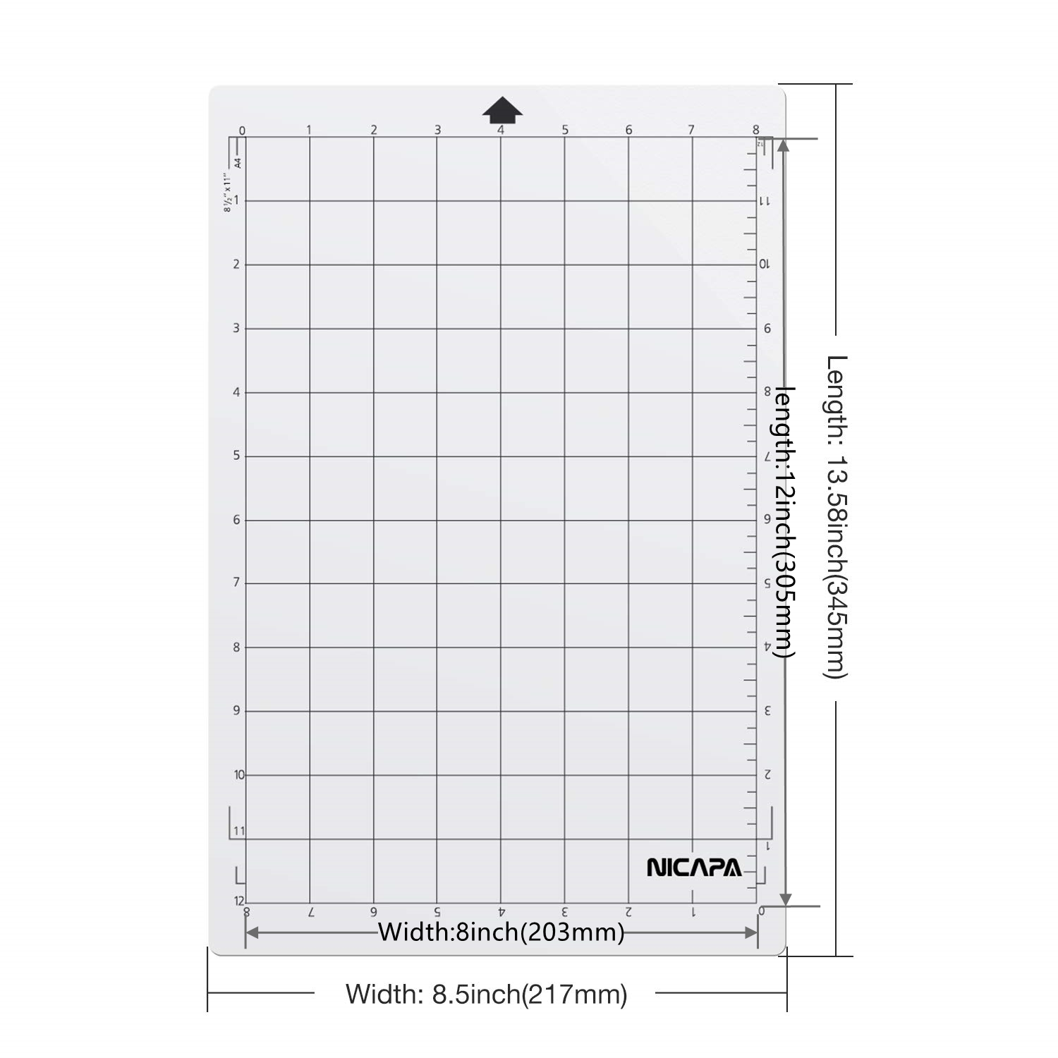 Silhouette portre için 3/5 Psc - Plotter Cutting Mat incelemesi ve fiyatı