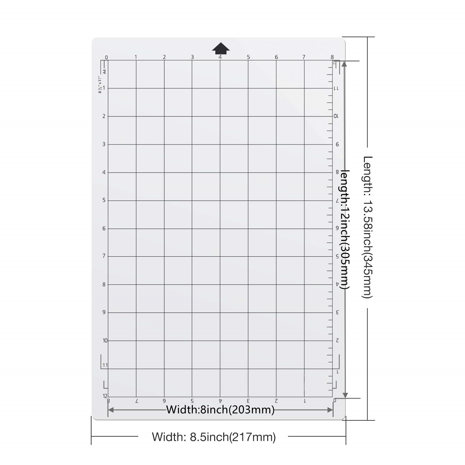 Silhouette portre için 3/5 Psc - Plotter Cutting Mat incelemesi ve fiyatı