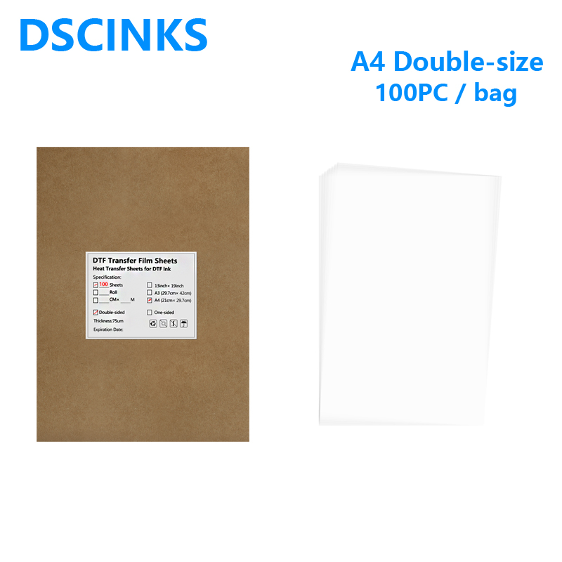 100 adet A4 tekstil T-Shirt ba - Dtf Hot Peel Film incelemesi ve fiyatı