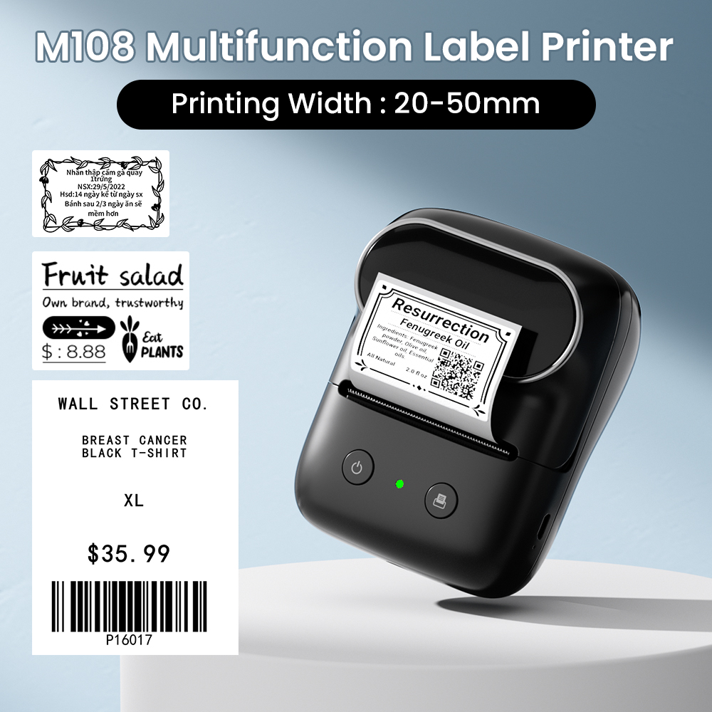 Phomemo M108 Taşınabilir Etike - Commercial Printing Types incelemesi ve fiyatı
