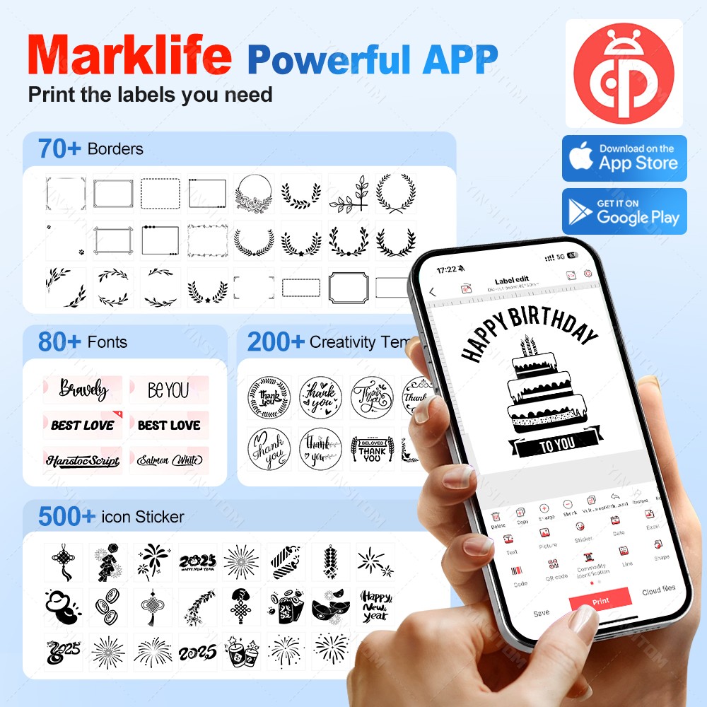 P50 Marklife 20-50mm Termal Et - Commercial Printing Machine Price incelemesi ve fiyatı