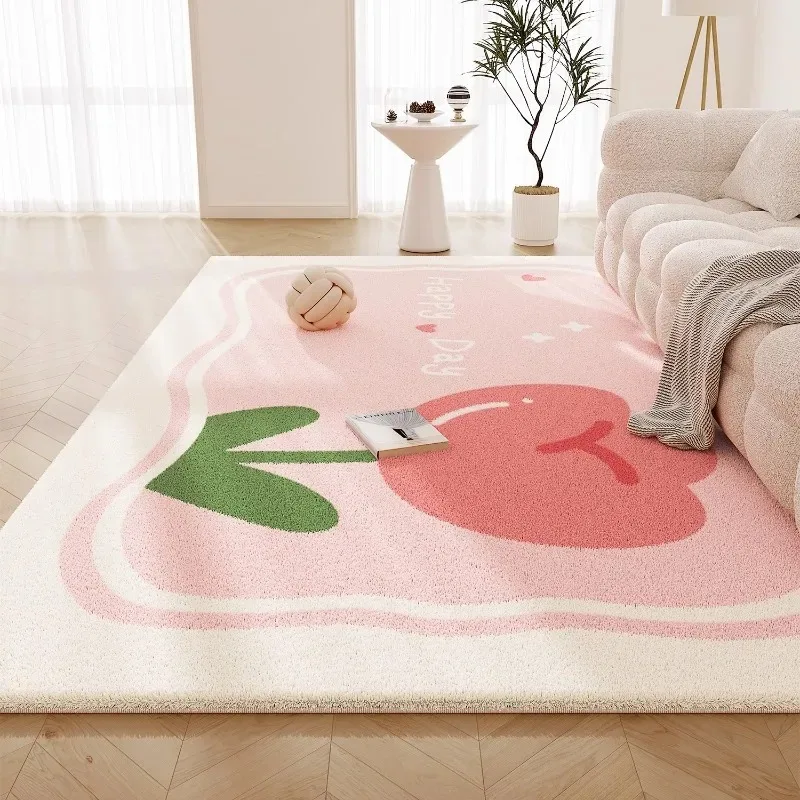 Tatlı Pembe Oturma Odası Halıs - Printing On Commercial incelemesi ve fiyatı